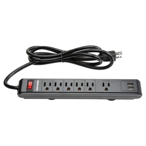 power strip with magnetic back